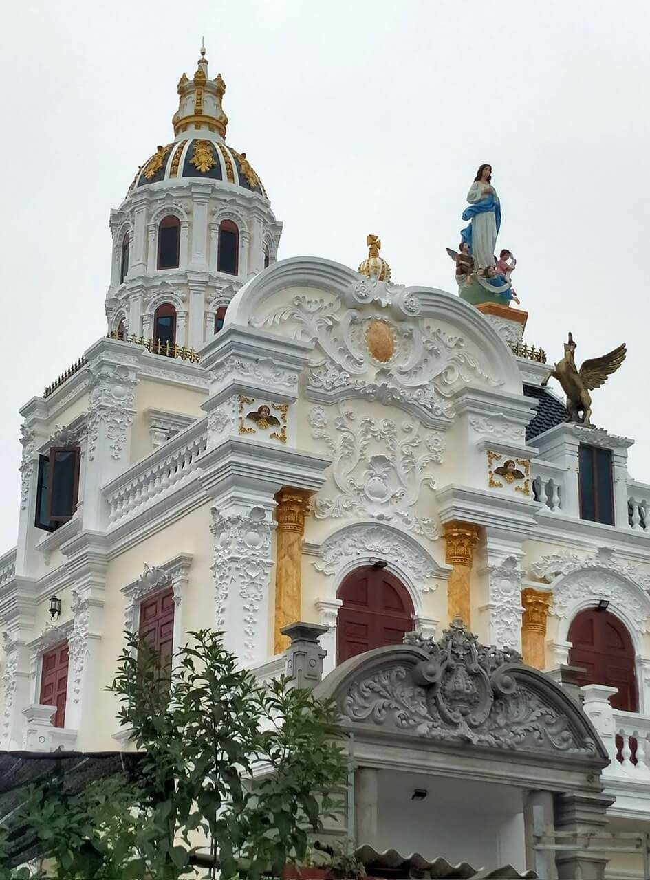 Mẫu hoa văn phù điêu tân cổ điển