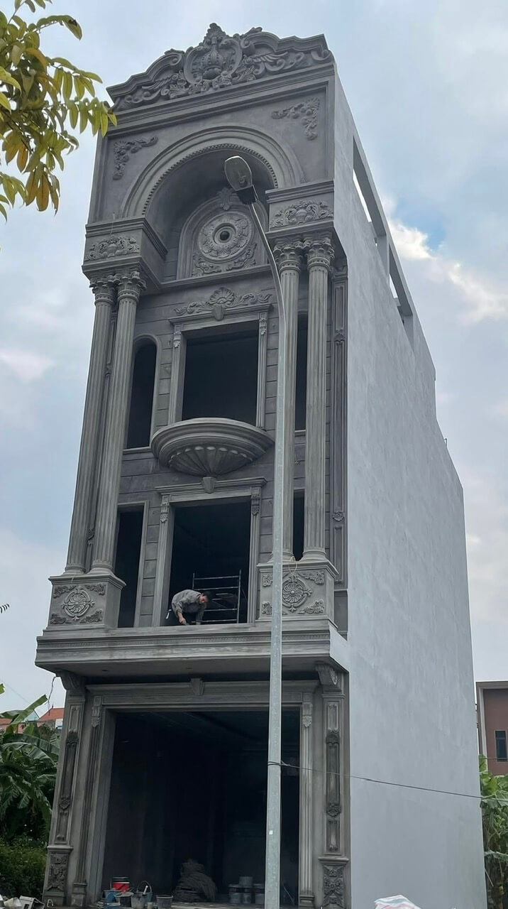 Mẫu hoa văn phù điêu tân cổ điển 3