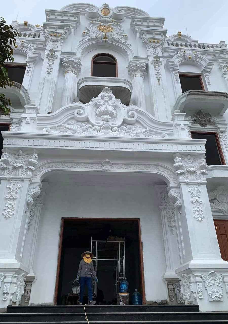 Mẫu hoa văn phù điêu tân cổ điển 4