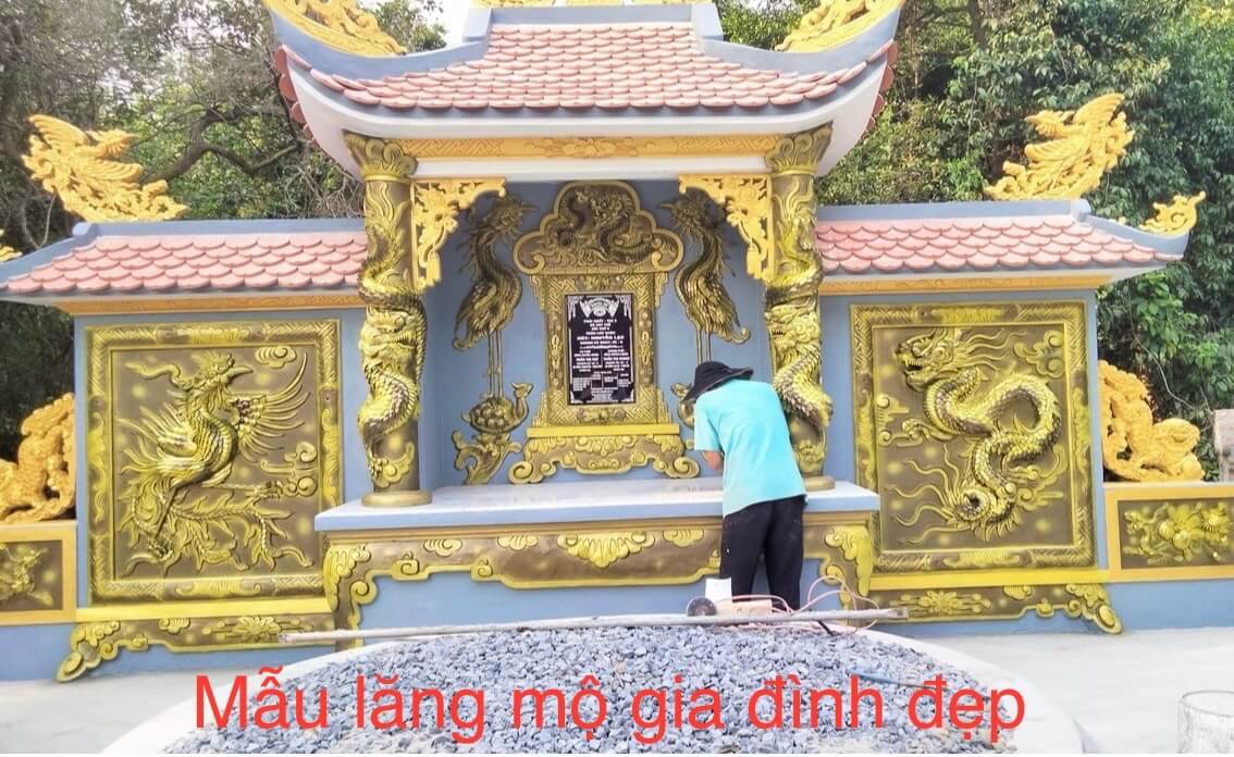 Mẫu lăng mộ gia đình đẹp 1