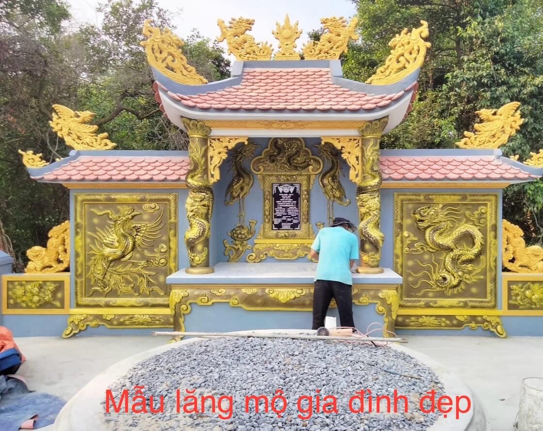 Mẫu lăng mộ gia đình đẹp 5