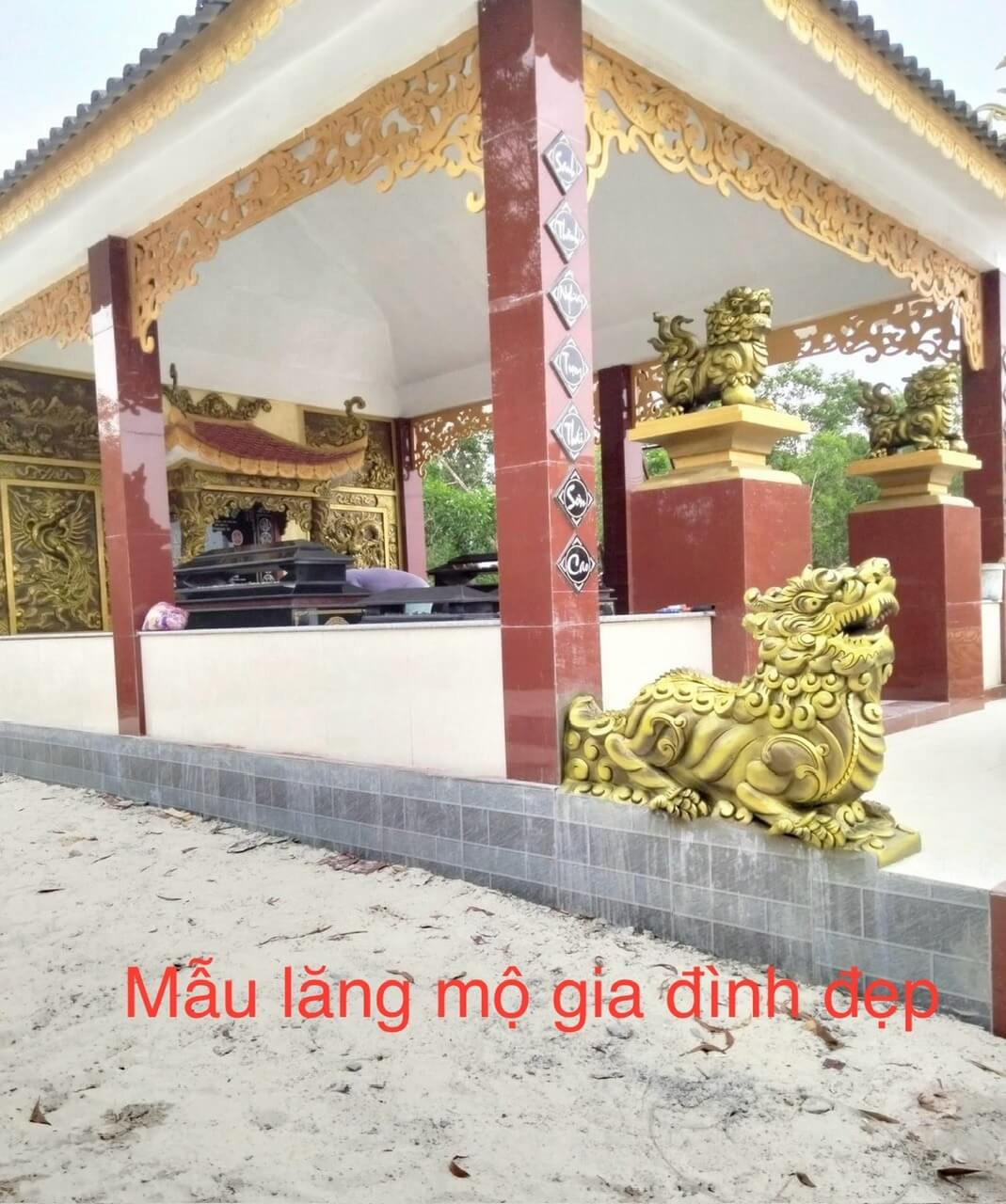 Mẫu lăng mộ gia đình đẹp 6