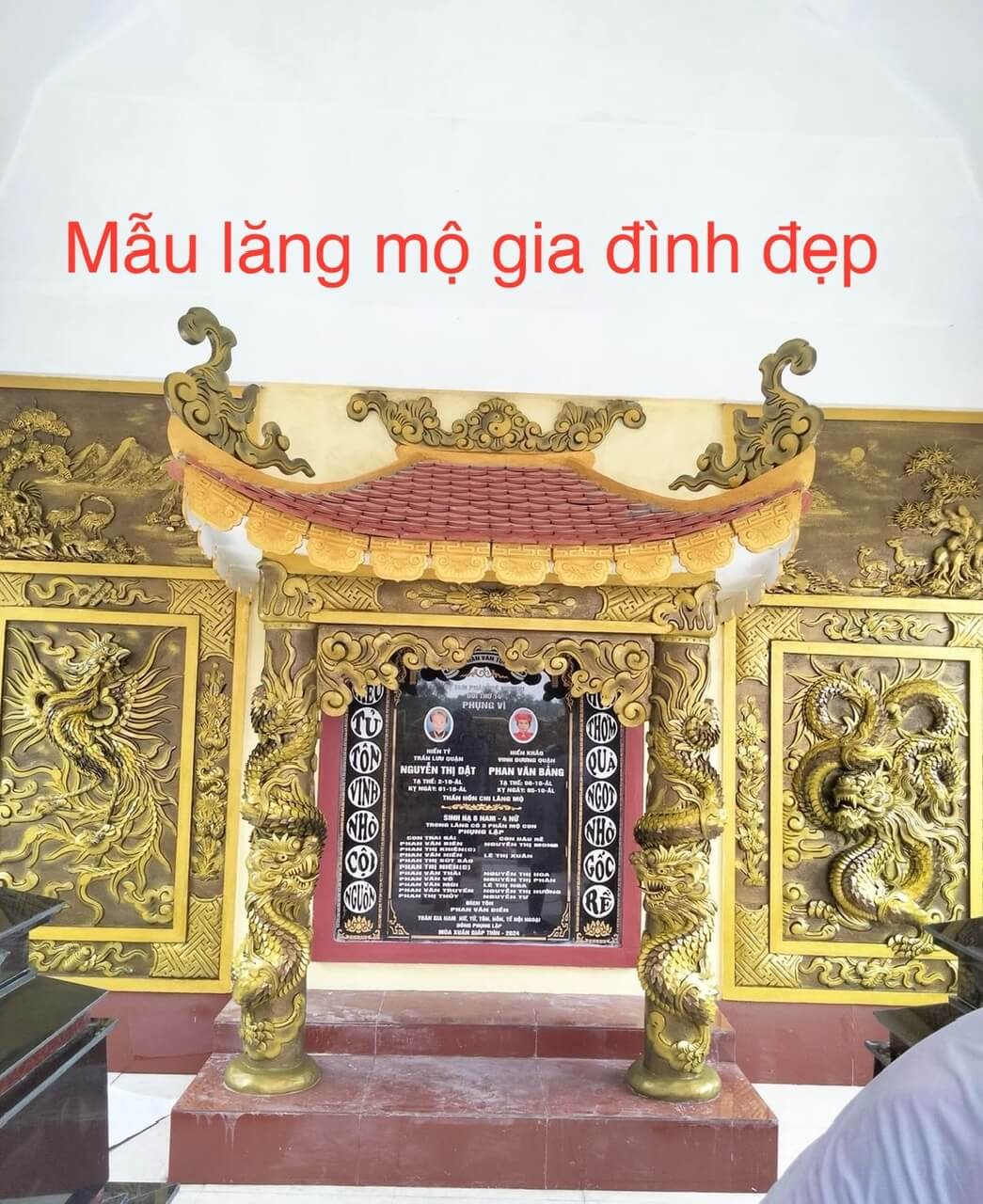 Mẫu lăng mộ gia đình đẹp 8