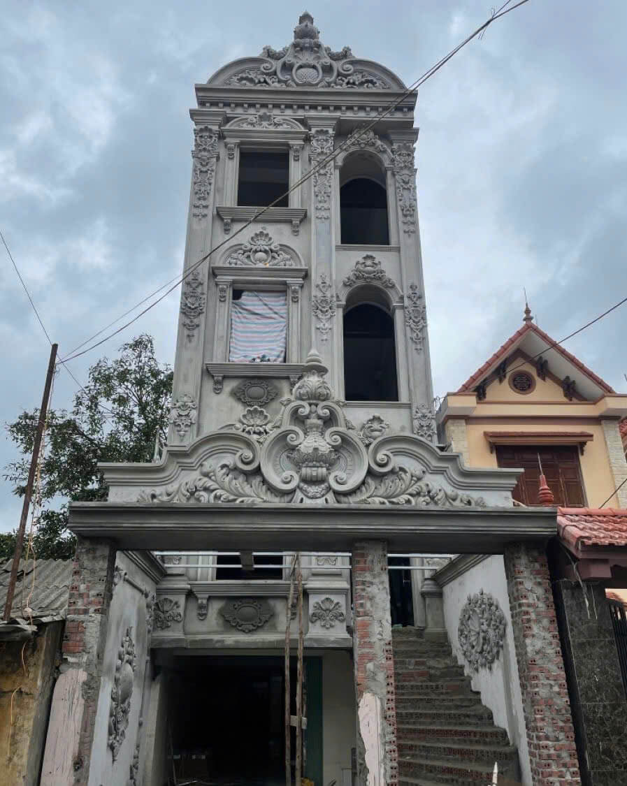 Mẫu nhà tân cổ điển mặt tiền 7m 2