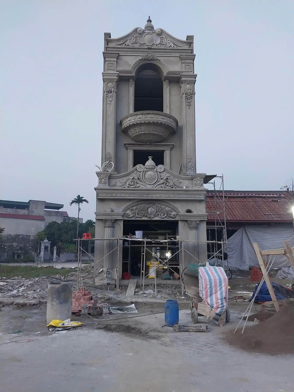 Mẫu nhà tân cổ điển mặt tiền 7m 3