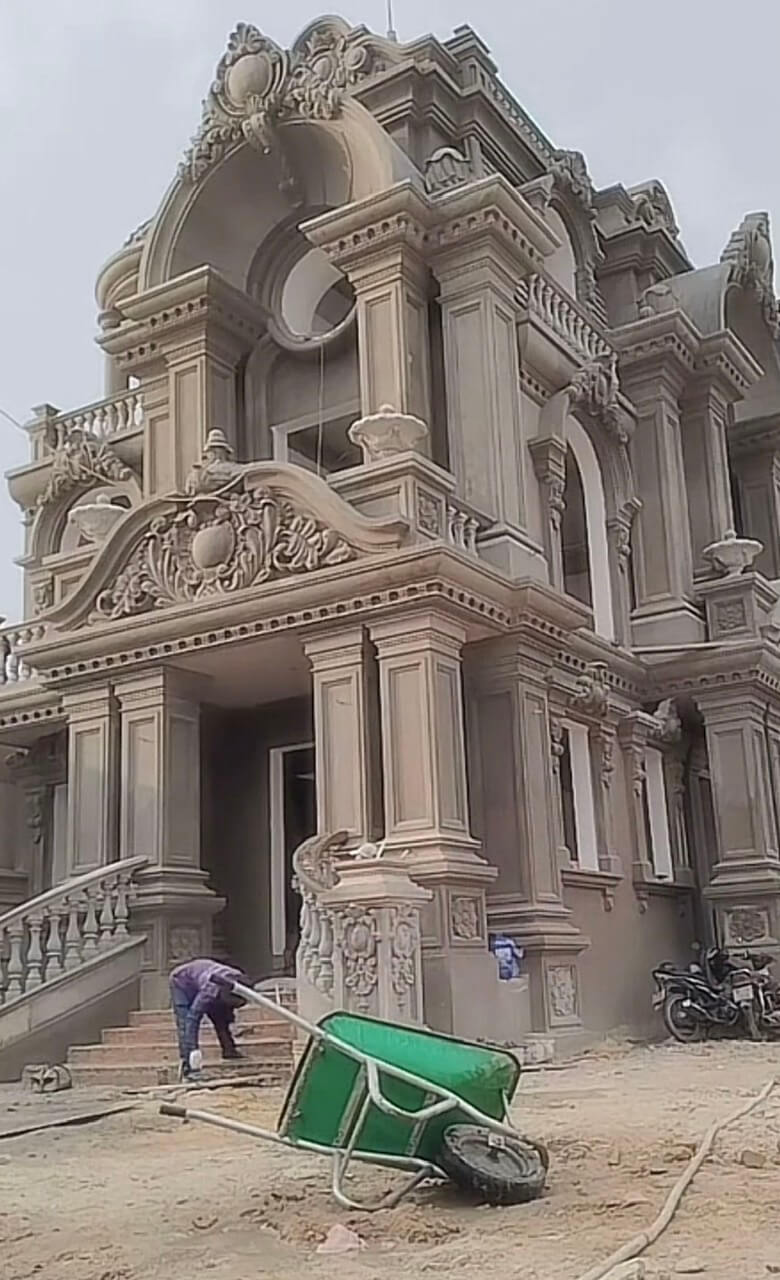 Mẫu phù điêu mặt tiền đẹp