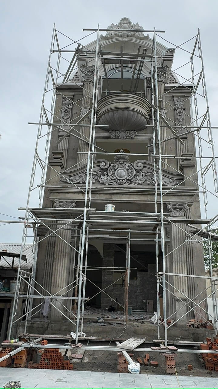 Mẫu phù điêu mặt tiền đẹp 2