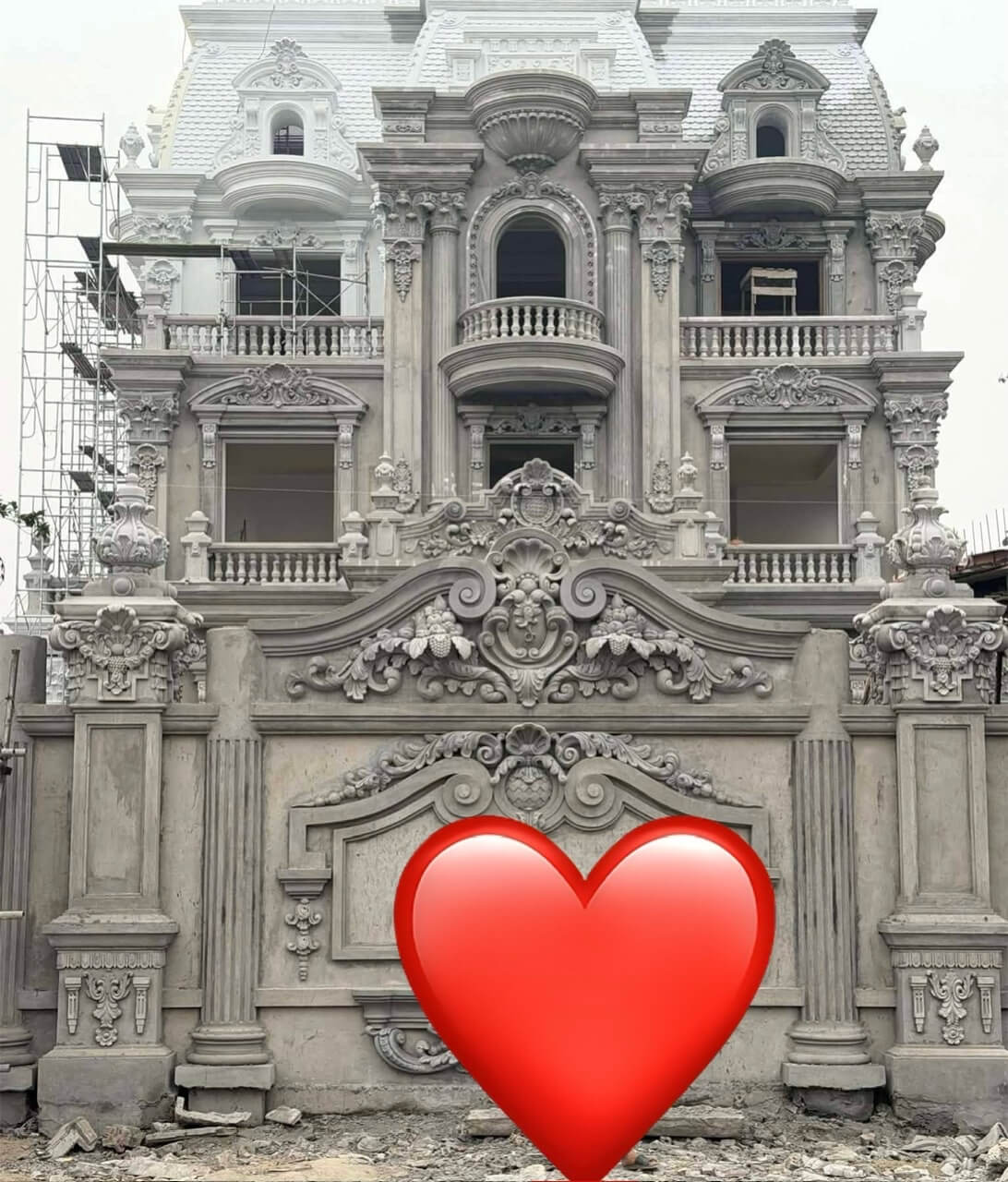 Mặt tiền nhà tân cổ điển đẹp