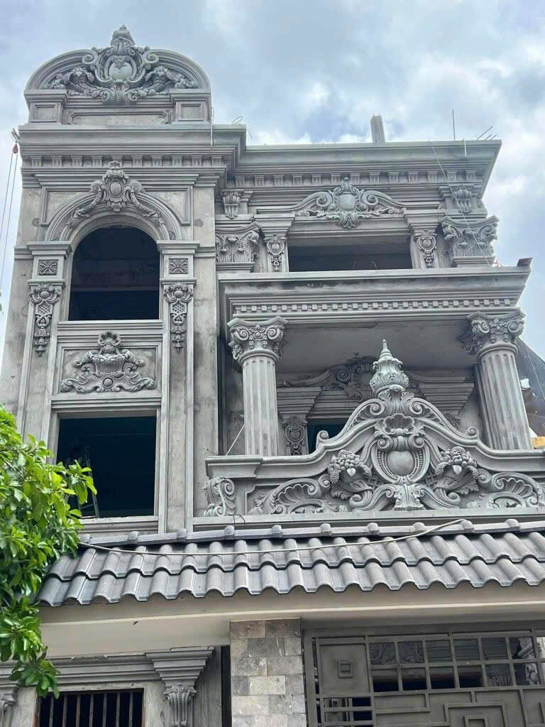 Mẫu nhà tân cổ điển mặt tiền 7m 1