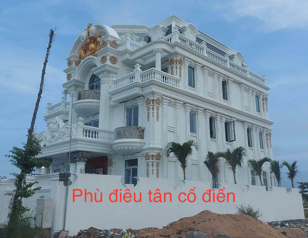 Phù điêu mặt tiền tân cổ điển 2