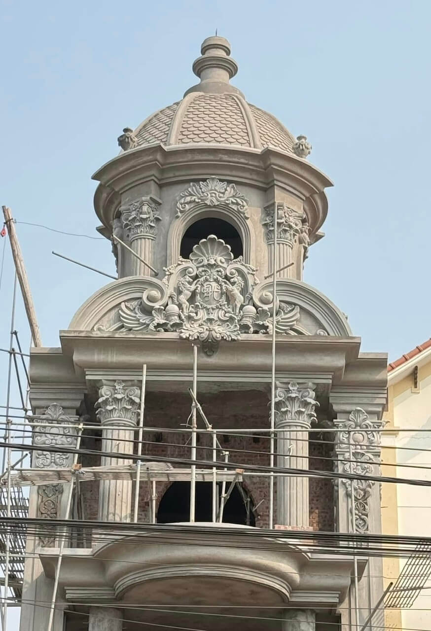 Phù điêu xi măng cho biệt thự 2