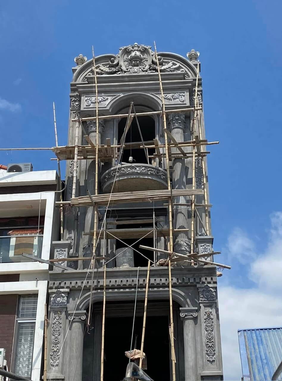 Phù điêu xi măng cho biệt thự 3