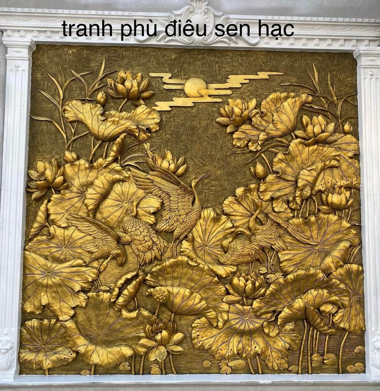 giá tranh phù điêu xi măng 3